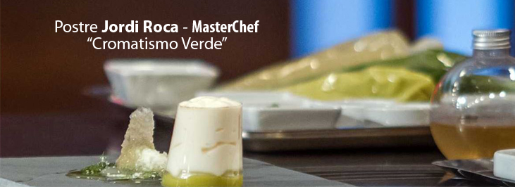Postre Jordi Roca: «Cromatismo Verde»