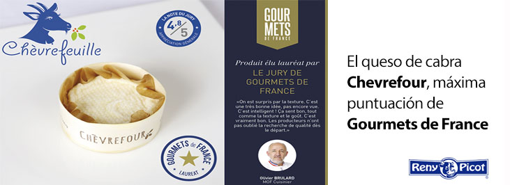 Gourmets de France otorga su máxima puntuación al queso de cabra Chèvrefour