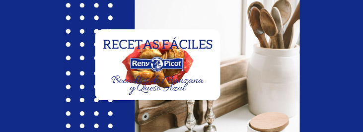 Recetas fáciles Reny Picot: Bocaditos de Manzana y Queso Azul