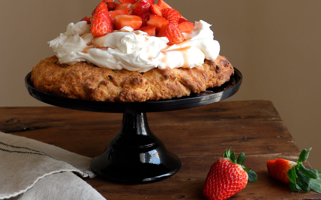 SHORTCAKE CON FRESAS MACERADAS