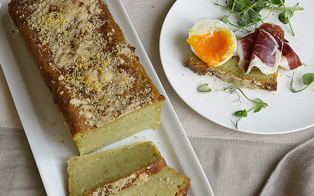 CAKE DE BRÓCOLI Y QUESO