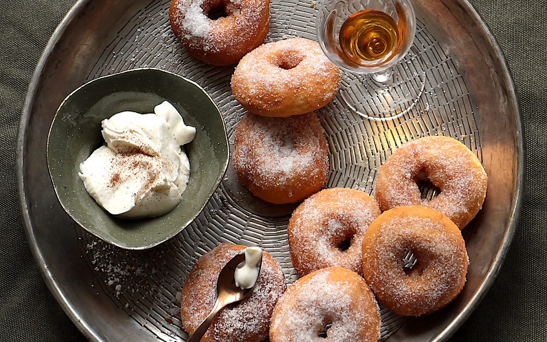 ROSQUILLAS AL HORNO DE CALABAZA, ESPECIAS Y QUESO CREMA