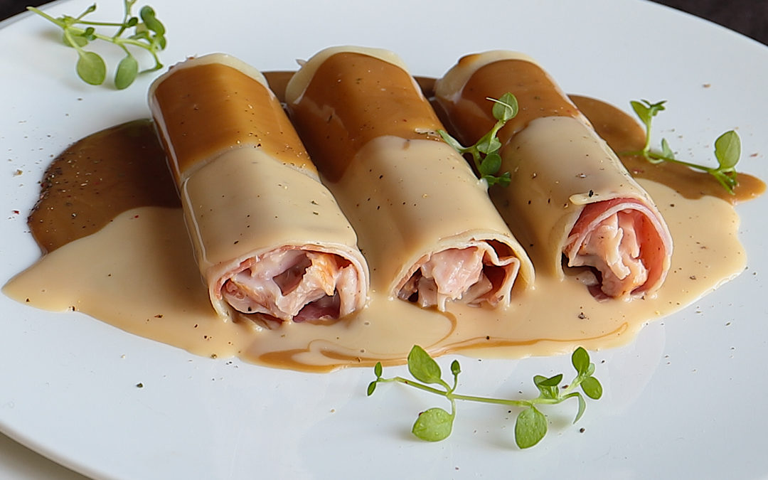 CANELONES GOURMET A LAS 3 SALSAS BECHAMEL