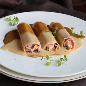 CANELONES GOURMET A LAS 3 SALSAS BECHAMEL