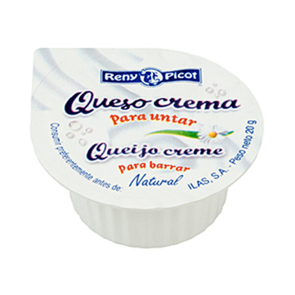 Queso Crema Natural microtarrina 20g