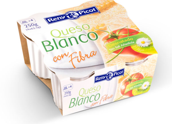 Queso blanco con fibra 4×62.5